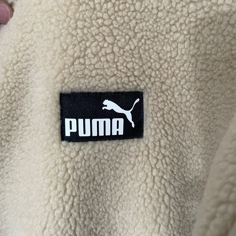 Puma fleece button up jacket - Picture 3 of 5